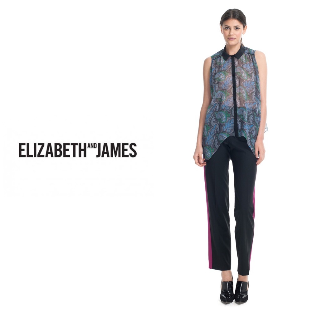 Elizabeth and James Paisley sleeveless swing tank